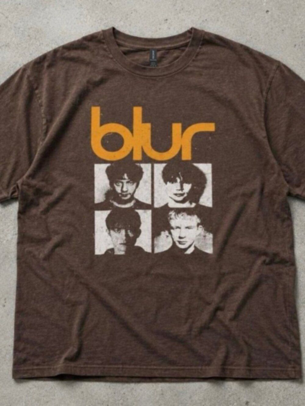 Bronw Blur band T shirt